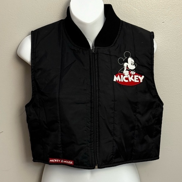 - VTG mickeys crop vest juniors size 7-9 woman's - Picture 1 of 7